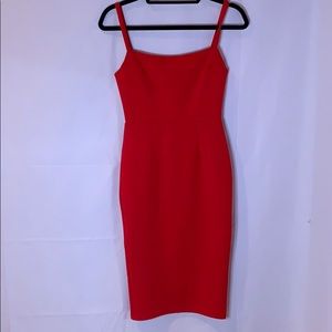Red Midi Dress
